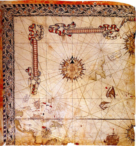 piri reis 1528'te hazırladığı harita