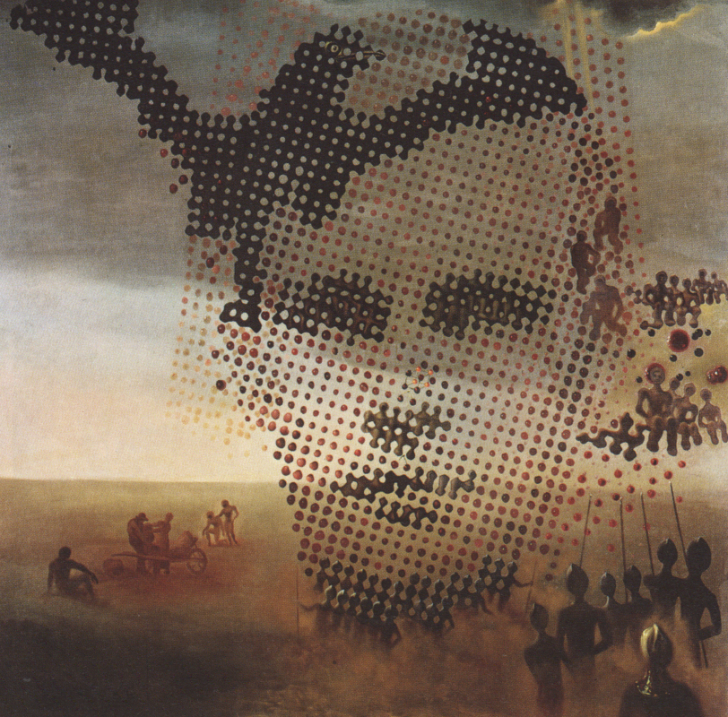 salvador dali, portrait of my dead brother, ölmüş kardeşin portresi, 1963