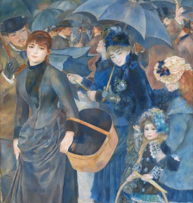 1881'de Cezayir’e gider. Sanatçı pek çok yerli kadın portresi ve birçok peyzaj yapar. Bu yıllarda Renoir artık kendini izlenimciliğin götürebileceği denli uzağa gelmiş görüyor ve artık bu akımın bir çıkmaz sokak olduğunu düşünüyordu. 