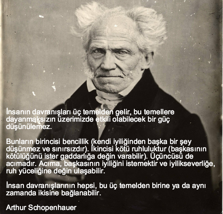 arthur schopenhauer, düşündüren sözler, düşündüren özlü sözler, düşündüren güzel sözler, anlamlı sözler, güzel özlü sözler, güzel sözler