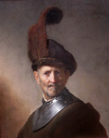 Rembrandt-An-Old-Man-In-Military-Costume-1630