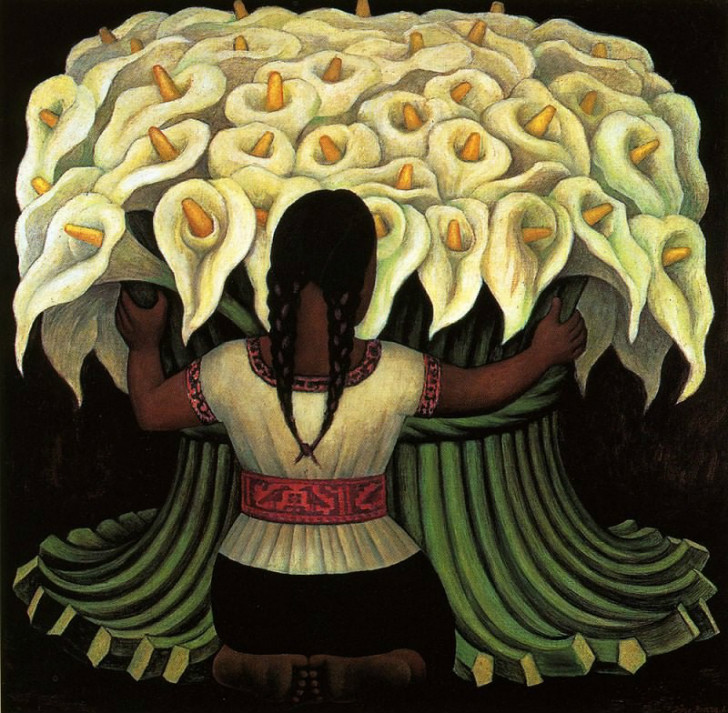 Diego Rivera, The Flower Seller