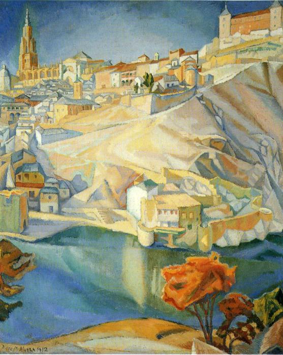 Diego Rivera, View of Toledo