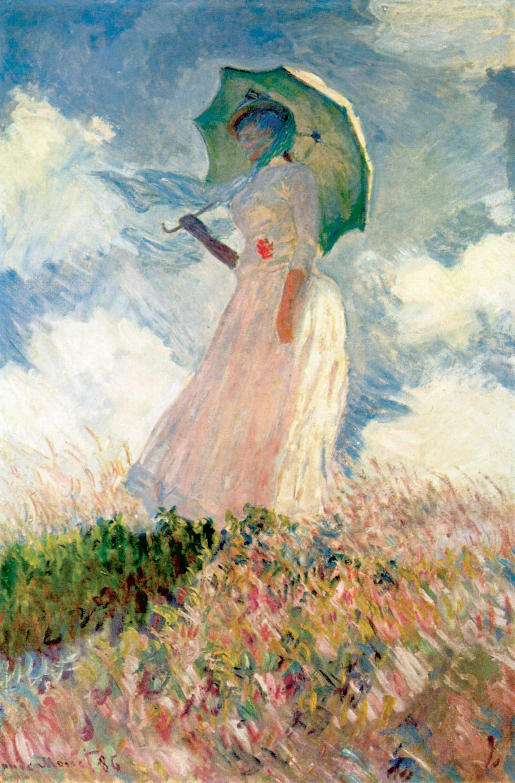 Claude Monet - The Woman With A Parasol