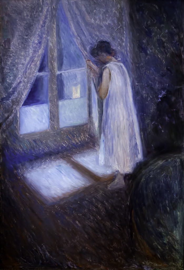 Edvard Munch - Girl Looking Out The Window