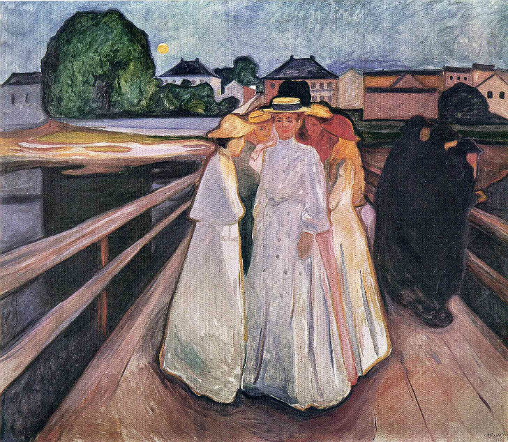 Edvard Munch - Ladies On The Bridge