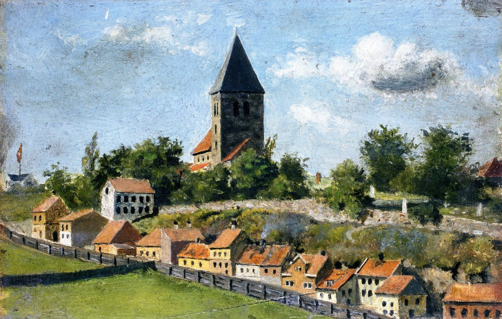 Edvard Munch - Telthusbakken with Gamle Aker Church