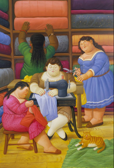 Fernando Botero - El Costurero