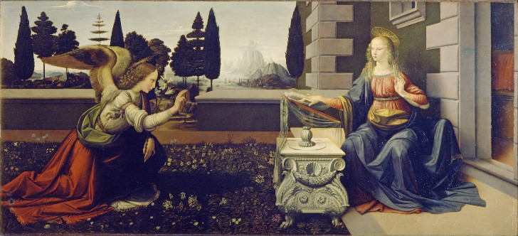 Leonardo da Vinci, The Annunciation