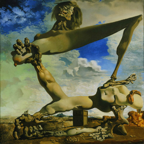 soft construction with boiled beans, salvador dali