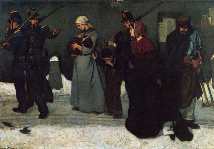 alfred stevens what is called vagrancy or the hunters of vincennes