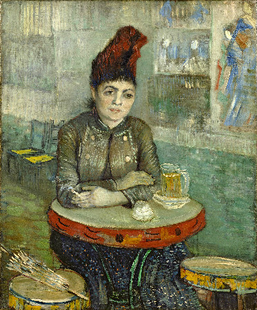 van gogh - Agostina Segatori Sitting In The Café du Tambourin