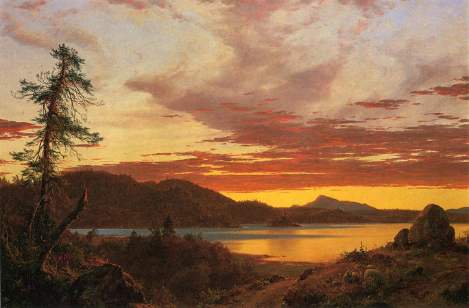 Frederic Edwin Church, Sunset, 1856