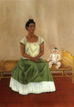 frida kahlo - me and baby doll