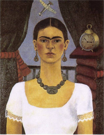frida kahlo - self portrait time flies