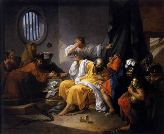 The Death of Socrates, 1783