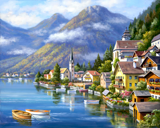 alpine village