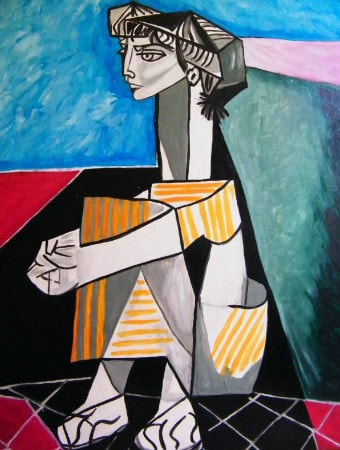 Pablo Picasso - Portrait of Jacqueline Roque With Her Hands Crossed
