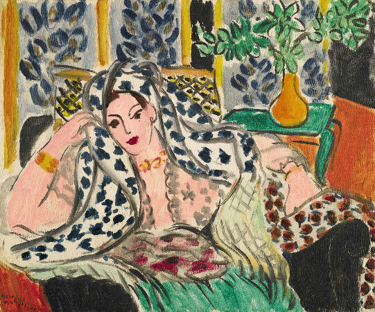 Henri Matisse - Odalisque Au Fauteuil Noir, 1942