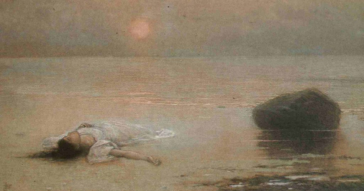 Jakub Schikaneder - Drowned, 1895