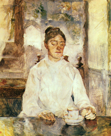 The Countess Adele de Toulouse Lautrec At Breakfast, 1881