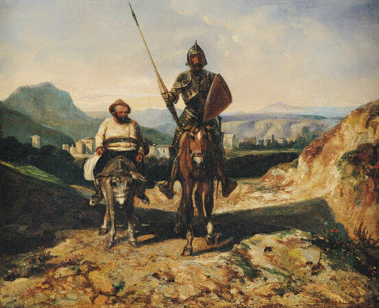 Alexandre Gabriel Decamps, Don Quixote and Sancho Panza