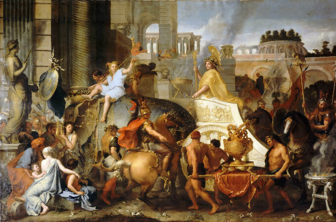 Charles Le Brun, The Triumph of Alexander or The Entrance of Alexander, 1664