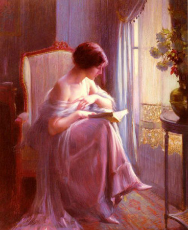 Delphin Enjolras, Young Woman Reading By A Window