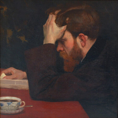 Lionello Balestrieri, Man Reading