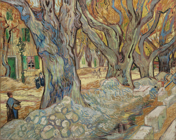 Vincent van Gogh, Large Plane Trees, 1889