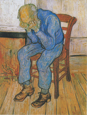 van gogh, old man in sorrow, 1890