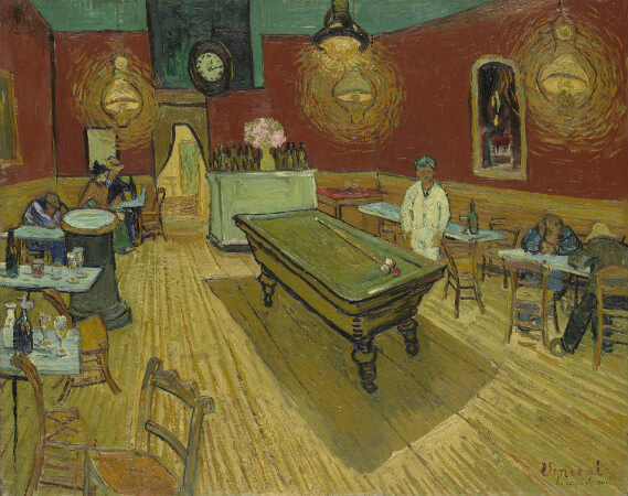 van gogh, the night cafe, 1888