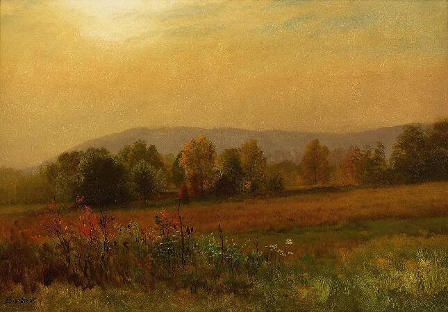 Albert Bierstadt, Autumn Landscape, 1880