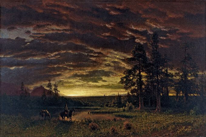 Albert Bierstadt, Evening
