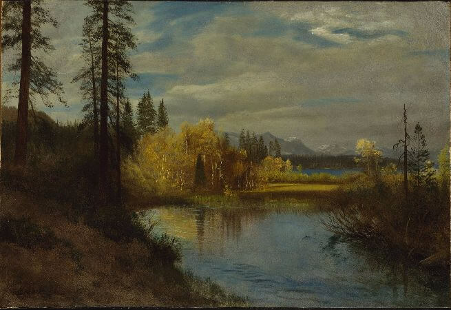 Albert Bierstadt, Outlet At Lake Tahoe