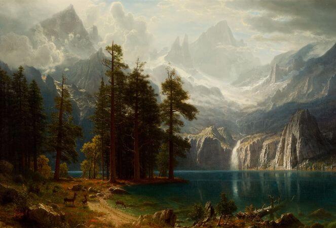 Albert Bierstadt, Sierra Nevada, 1873