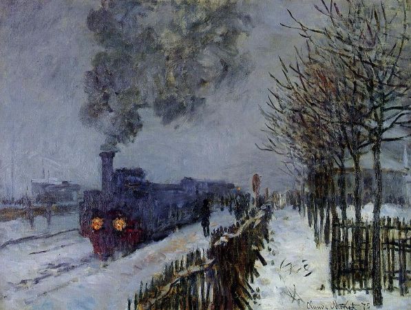 Claude Monet, Train in The Snow, 1875