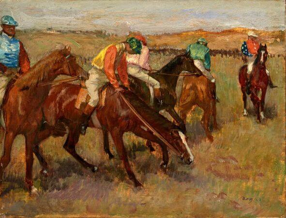 Edgar Degas - Before The Race - 1882