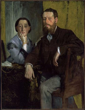 Edgar Degas - Edmondo and Therese Morbilli - 1865