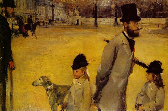 Edgar Degas - Place de la Concorde - 1875