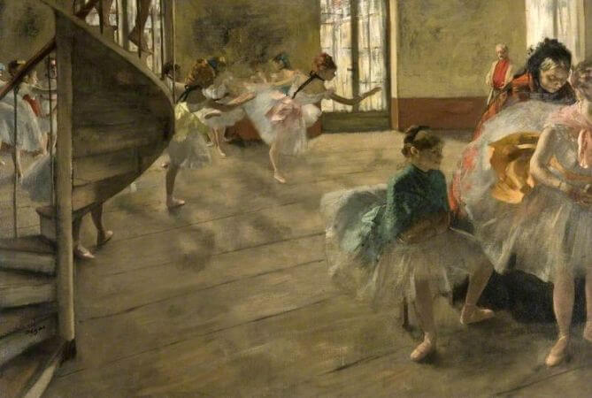 Edgar Degas - The Rehearsal - 1874