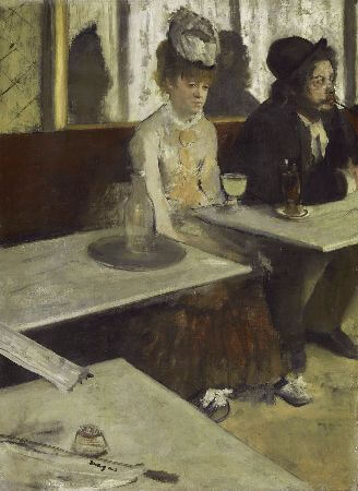 Edgar Degas - in A Cafe