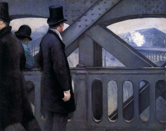 Gustave Caillebotte, On The Pont de l'Europe, 1876