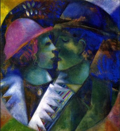 Marc Chagall, Green Lovers, 1915