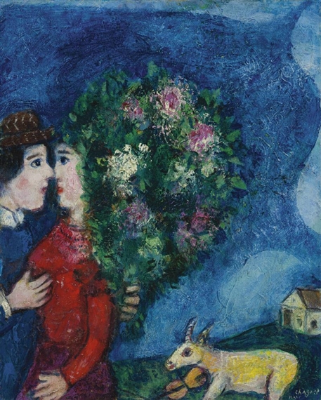 Marc Chagall, Les Amoureux Au Bouquet, ete, 1927 - 1930