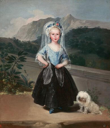 Francisco Goya, Maria Teresa de Borbon y Vallabriga (Condesa de Chinchon), 1783