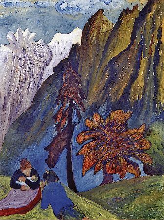 Marianne von Werefkin, Autumn Idyll, 1910