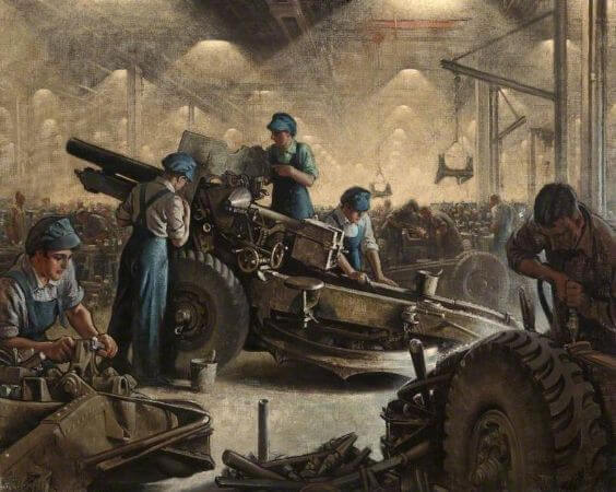 Tom Purvis, Women Munitions Workers At Weir's Factory