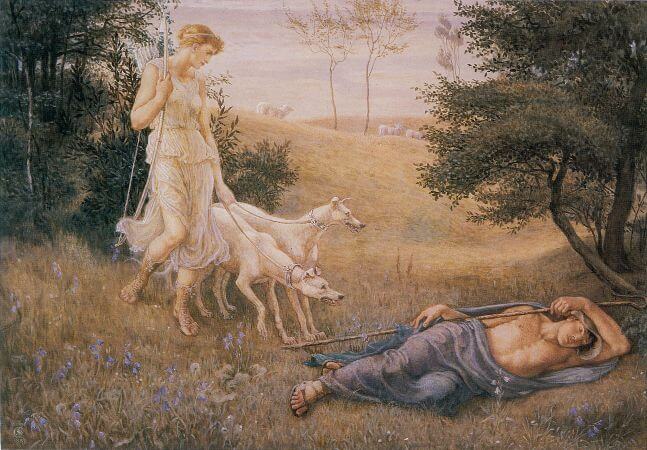 Walter Crane, Diana and Endymion, 1883