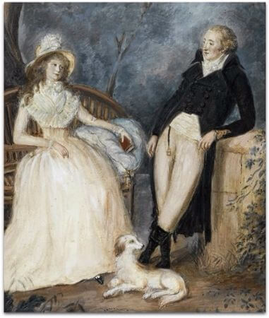 Goethe and Charlotte von Stein